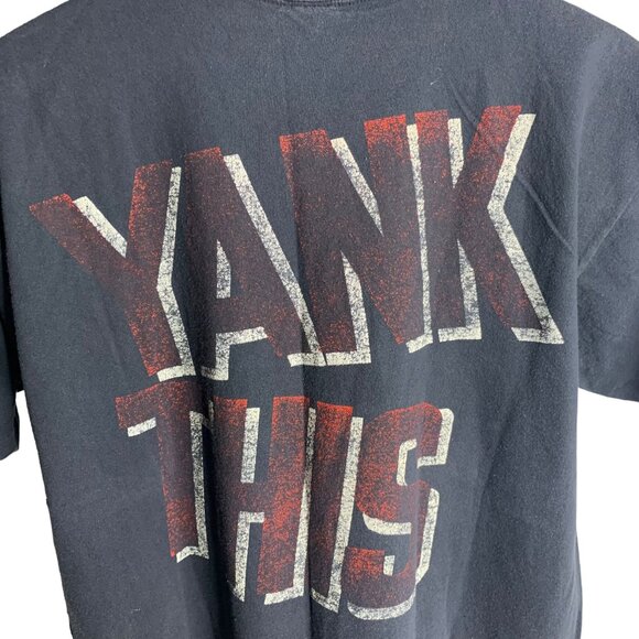 Vintage 90s Damn Yankees T Shirt XL Black Crewneck Single Stitch Short Sleeve - Picture 5 of 8